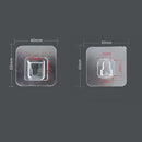 Doppelseitige selbstklebende Wandhaken für Küche, Badezimmer, Steckdosenhalter, Wandmontage, Rack-Organizer, Aufbewahrungshalter, Werkzeuge