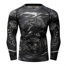 MMA T shirt Mens Rashguard Jiu Jitsu Bjj T shirt Long Sleeve Fitness Muay Thai Boxing Sport Sweater Mma Rashguard Boxing Jersey