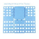 Adult Kid Clothes Folder Plastic Clothing Folding Board T Shirts Folder Easy and Fast Closet Organizer Mom Quick Clothes Holder