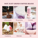 HiBREW 3-in-1 portable Ice Crusher Coffee Bean grinder and  Juice blender  Lithium Battery USB Rechargeable DC 5V Food Grade Cup