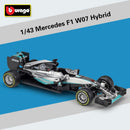 Bburago 1:43 2021 F1 Mercedes-AMG W12 44# Lewis Hamilton 77# Valtteri Bottas Formula one Simulation alloy super toy car model