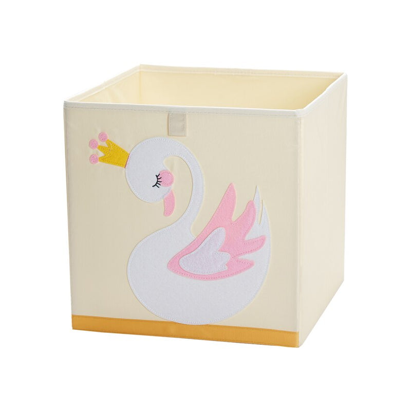 13 inch Foldable Embroidery Animal Cube Storage Box Oxford Fabric Kids Toys Organizers Bins Chest Organizer for Kids Nursery