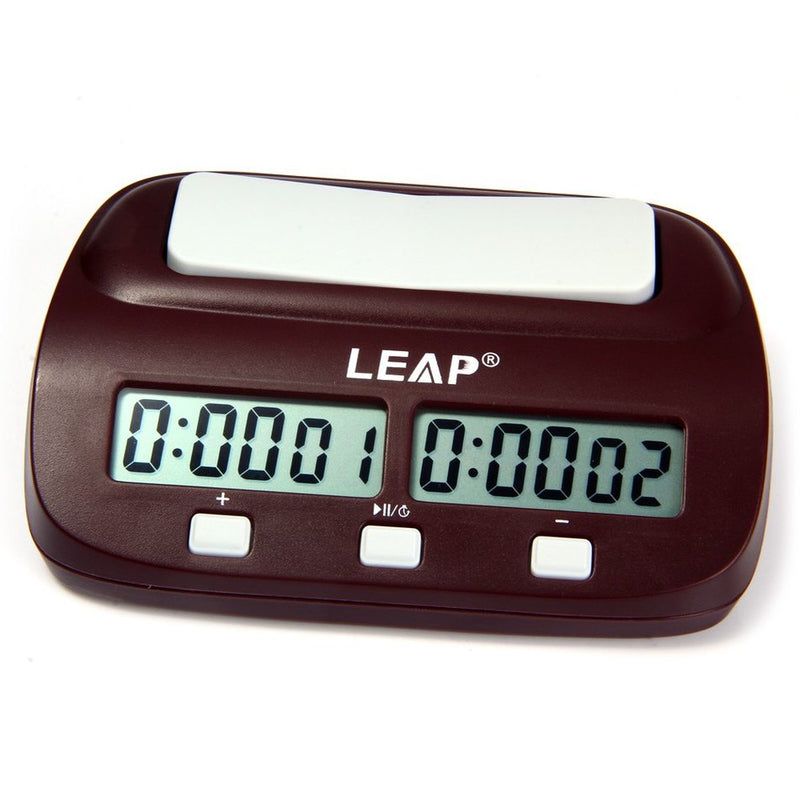 LEAP Digitale Professionelle Schachuhr Count Up Down Timer Sport Elektronische Schachuhr I-GO Wettkampf-Brettspiel-Schachuhr