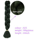 Black Star Hair Ombre Jumbo Braiding Hair Extensions 24 Inch Twist Braids Synthetic Hair Fiber for Twist Braiding for Women