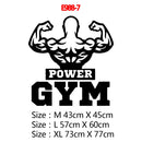 Grandes 73 cm X 104 cm Fitness cita vinilo pegatinas de pared para gimnasio habitaciones decoración Fitness habitación pegatina motivar Frse vinilo pared calcomanías