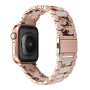 Correa de reloj de resina de acero inoxidable para apple watch 5 band 44mm iwatch 42mm Series 5 4 3 2 accesorios de muñeca loop 40m pulsera