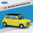 welly 1:24  Mini Cooper 1300 car alloy car model simulation car decoration collection gift toy Die casting model boy