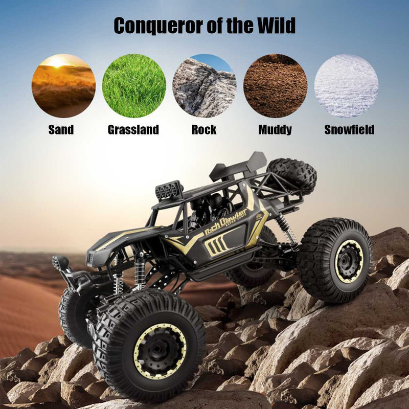 1:8 50cm RC Car 2,4G Radio Control 4WD todoterreno vehículo eléctrico Monster Buggy Control remoto coche regalo juguetes para niños