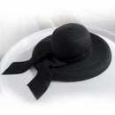 The Riviera | Hepburn-Style Wide-Brim Straw Sun Hat with Bow