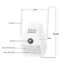 Xiaovv D7 1080P IP Camera 150° Wide Angle Smart WiFi Outdoor Webcam With 16 Infrared Light Wall Yard Lamp Cameras For Mi Home