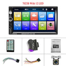 Podofo Universal 2 Din Autoradio Stereo 7 Zoll HD Touchscreen Multimedia Player BT Autoaudio FM Empfänger Mirror Link Monitor