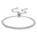 BISAER 925 Sterling Silver Pulseira Snowflake Bangles 925 Heart Snake Chain Clasp Femme Silver Bracelet For Women Jewelry