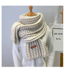 DRESSUUP Marca Mujeres Bufanda de Invierno Cálido Sólido Largo Bufandas Hechas A Mano Bufandas Mujer Foulard Femme Hijab