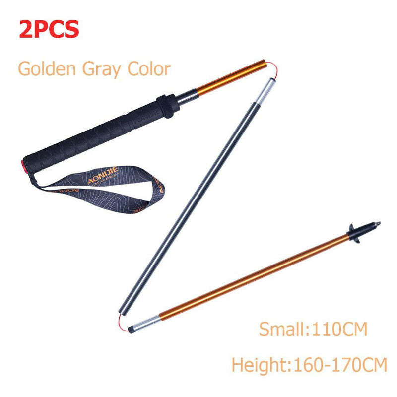 AONIJIE E4201 Z-Pole Folding Ultralight Quick Lock Trekking Poles Hiking Pole  Race Running Walking Stick Carbon Fiber