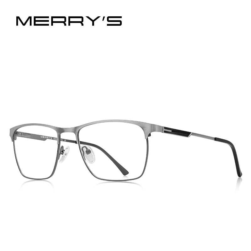 MERRYS DESIGN Men Luxury Titanium Alloy Optics Glasses Frames Male Square Ultralight Myopia Prescription Eyeglasses S2118