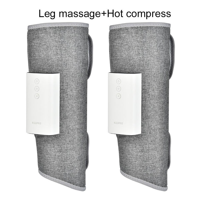 Masajeador de piernas Inalámbrico Compresión de aire Calentamiento controlado Masaje de pantorrilla recargable Alivio eléctrico Fatiga muscular Dolor Relax