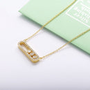 SHADOWHUNTERS auténtica Plata de Ley 925 Move CZ colgante de piedra gargantilla de cadena larga collares para mujeres fabricación de joyas de lujo