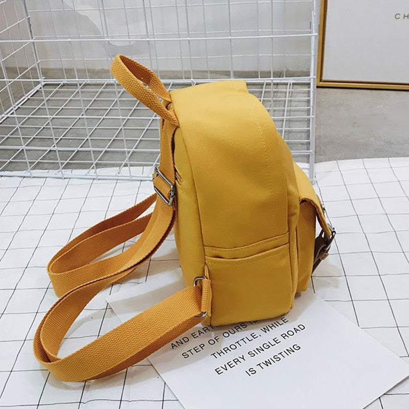 Backpack Women Small Teenage School Bag Fashion New High Quality Zipper Female Backpacks Double Belt Mini Shoulder Bags Travel