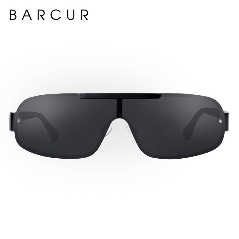 BARCUR Aluminium Magnesium Sonnenbrille Herren Polarisierte Sonnenbrille für Herren Pilot Sport Eyewear UV400