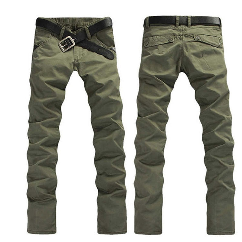 2021 Summer winter elasticity Mens Rugged Cargo Pants Silm Fit Milltary Army Overalls Pants Tactical Casual Trousers Hot Sale 38