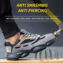 ROXDIA brand lightweight steel toecap men safety shoes women work outdoor breathable male female shoes plus size 36-46 RXM648