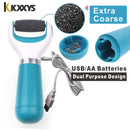 Amoladora eléctrica para pies, lima de talón, exfoliante, máquina de pedicura, pies, piel muerta dura, elimina la herramienta profesional de cuidado de archivos