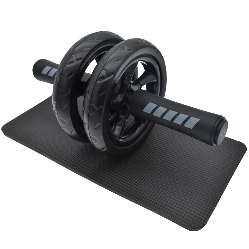 Abs New Keep Fitness Ruedas Sin ruido Rueda Abdominal Ab Roller con tapete para ejercicio Muscle Hip Trainer Equipment