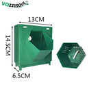 Creative Decorative Hanging Pots Hydroponic Wooden Flower Box Photo Frame Flower Pot Holder Vertical Garden Wall Plastic Planter