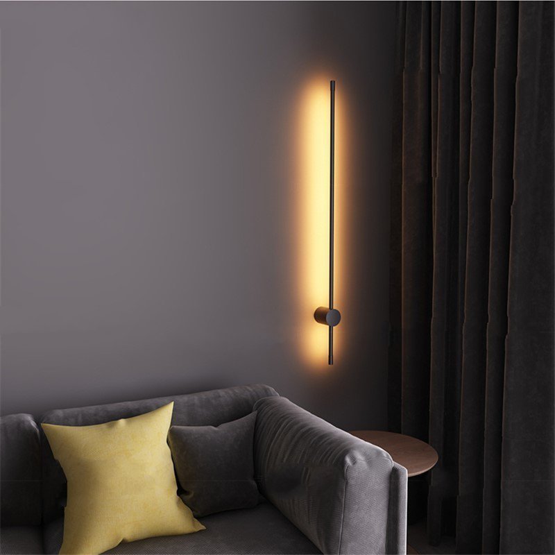 Modern Creative Simple LED Wall Lamp Nordic Minimalist Living Room Home Decor Sofa Background Wall Light Bedroom Bedside Lamps