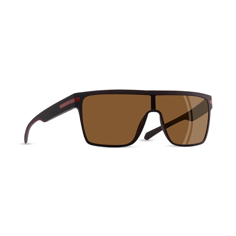 AOFLY Brand Polarized Sunglasses Men Fashion Oversized Flexible Frame Square Male Sun Glasses For Driving Goggle Zonnebril Heren