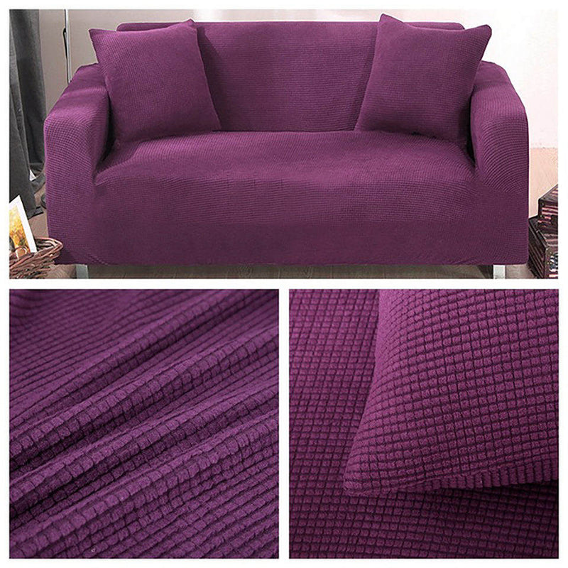 Polar Fleece Fabric Universal Sofa Cover Euro Sofa Covers For Living Room Stretch Sectional Corner Sofa Cover Plaids On The Sofa