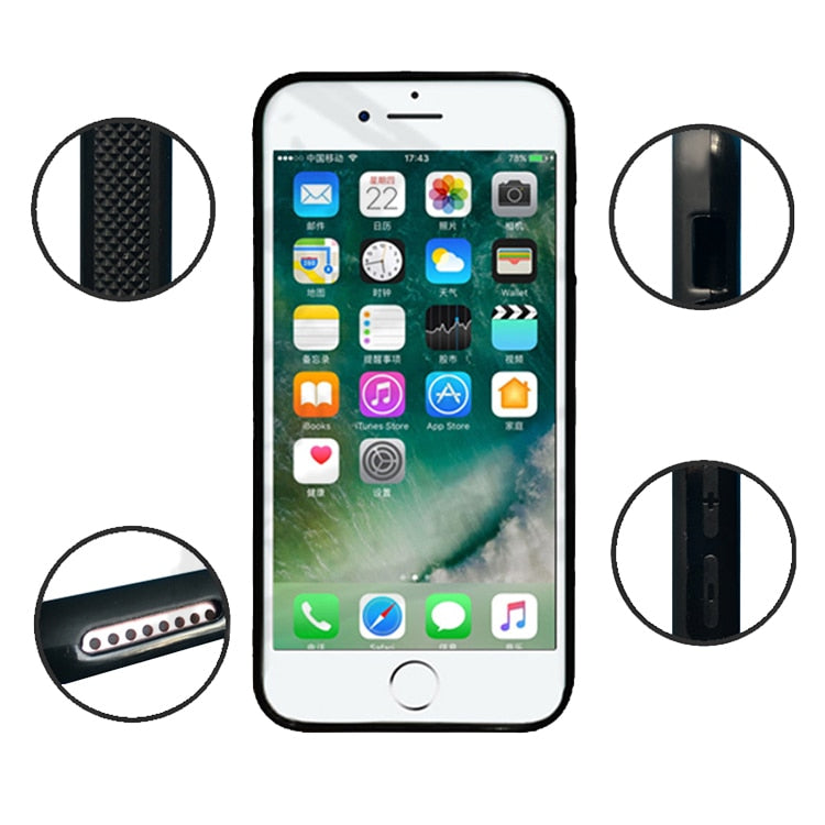Iretmis 5 5S SE 2020 Handyhüllen für iPhone 6 6S 7 8 Plus X Xs Max XR 11 Pro 12 13 MINI Weiches Silikon TPU ROTES HERZ LATTE