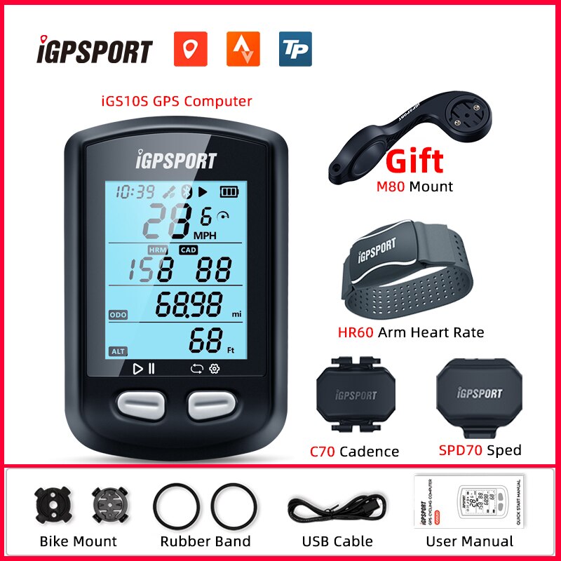 iGPSPORT iGS10 S GPS Enabled Bike Bicycle Computer  iGPS 10s Road / MTB Wireless Speedometer Odometer