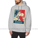 Hisoka Hoodie HxH Hisoka Hoodies Long Length X Pullover Hoodie Male Autumn Outdoor Fashion Cotton Blue Hoodies