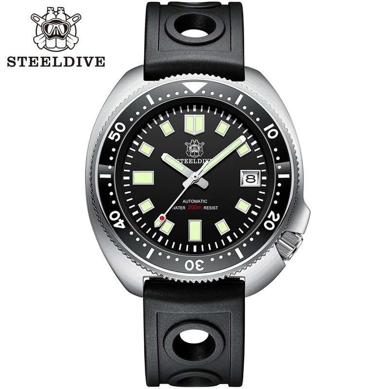 SD1970 Steeldive Brand 44MM Men NH35 Dive Watch with Ceramic Bezel