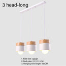 Nordic Minimalist E27 LED chandelier modern home decor wood indoor lighting bedroom living room study hanging lamp pendant light
