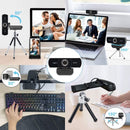 Spedal MF934HT Webcam HD 1080P 60fps USB Web Camera with Microphone for PC Twitch Skype OBS Steam Conference with Tripod