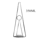 European Creative Brandy Decanter Pyramid Glass Bottle Whiskey Barware Handmade Crystal Glass Elegant Wine Cup For Party Date