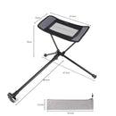 Portable Stool Collapsible Footstool For Camping Beach Chair Folding Fishing Outdoor BBQ Camping Chair Foot Recliner Foot Rest