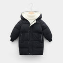 OLEKID 2023 Autumn Winter Children Boys Jacket Hooded Down Cotton Thick Warm Girls Parka 1-10 Years Kids Baby Outerwear Coat