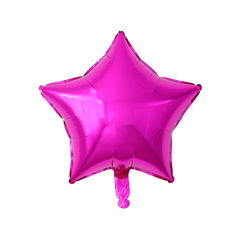 50 Uds. De Globos de aluminio con forma de corazón de estrella de 18 pulgadas, Globos inflables de helio, decoraciones para fiesta de cumpleaños, Globos de compromiso de boda para niños