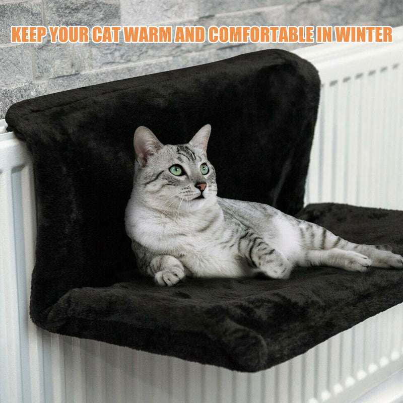Mascota gato Animal hamaca lujo radiador cama colgante invierno cálido polar cesta hamacas Metal hierro marco dormir cama para gatos