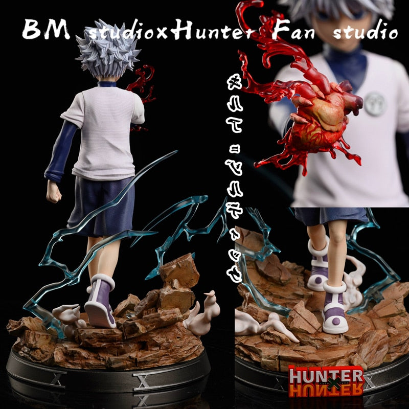 27 cm Hunter x Hunter Gon Freecss &amp; Killua Zoldyck Anime PVC Action Figure Spielzeug GK Spiel Statue Figur Sammlung Modell Puppe Geschenk