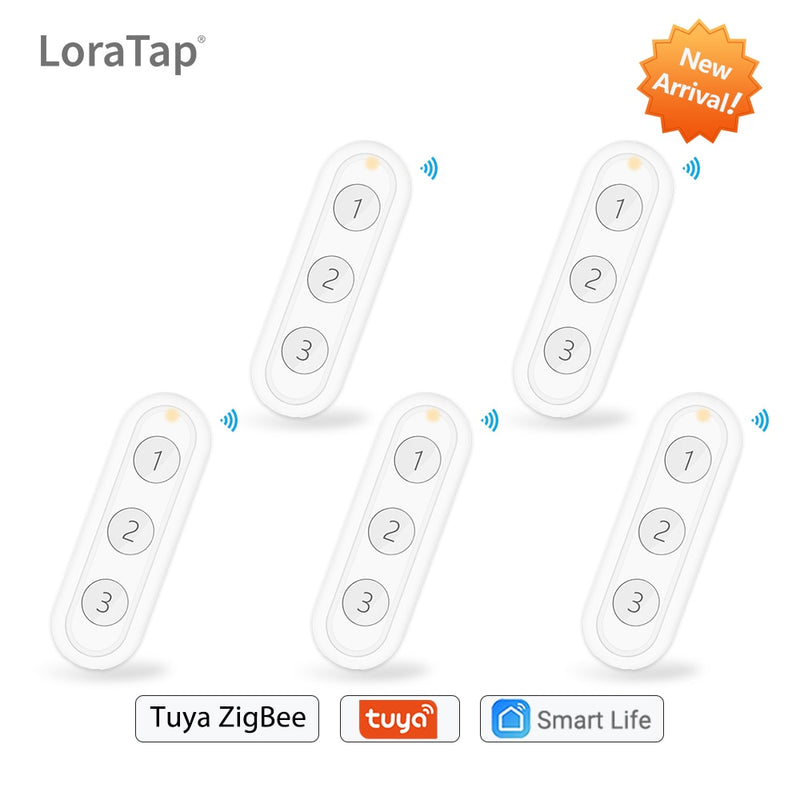 Tuya Smart Life ZigBee Smart Home Wireless Switch 3 Gangs Remote Control Hub Erforderlicher Scene Button Assistant Zigbee2MQTT