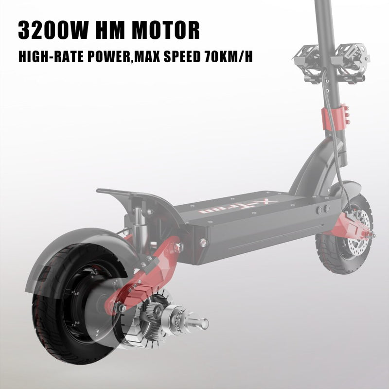 Warehouse In Europe 3200W 60V Electric Scooter X-Tron X10Pro Max 70km/h Dual Drive Kick Scooter 70km Range Folding e scooter
