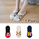 5 Pairs/Lot women socks Casual Korea cartoon animal socks Cotton Cute girl funny mouse duck ankle socks size 35-41 dropshipping