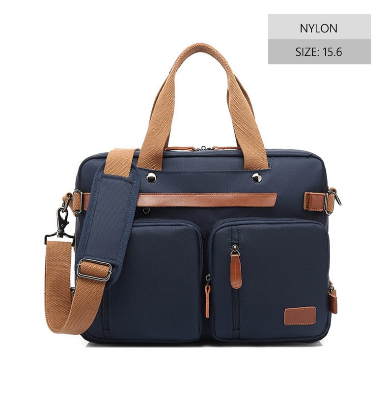 Bolso de trabajo de lona para hombre, maletín de viaje, bandolera multifunción, bolso grande, informal, de negocios, para ordenador portátil, bolsillo XA284ZC