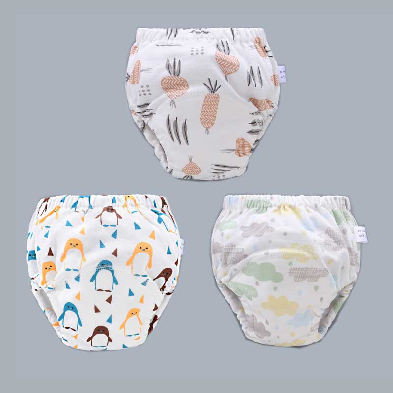 Baby Reusable Diapers Panties Potty Training Pants For Children Ecological Cloth Diaper Washable Toilet Toddler Kid Cotton Nappy