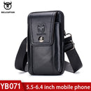 BULLCAPTAIN Genuine Leather Men&