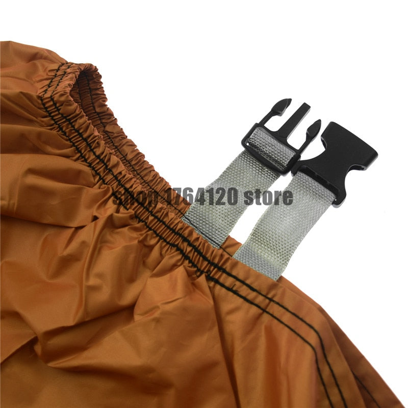 M/L/XL/XXL/XXXL/XXXXL Rain Dust Motorcycle Cover Outdoor Waterproof Rain Protective Cover For Harley Touring Softail Sportster